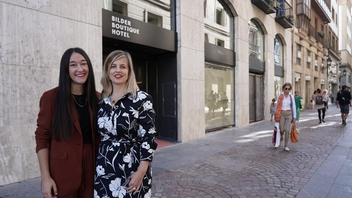Alba Granados y Ana Bardanca, directoras del Bilder Boutique Hotel del Casco Viejo de Bilbao