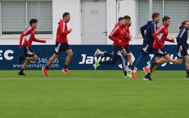 Entrenamiento de Osasuna del miércoles