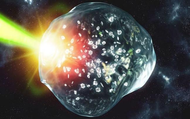 Un nuevo estudio proporciona una imagen más completa de cómo se forma la lluvia de diamantes en otros planetas.