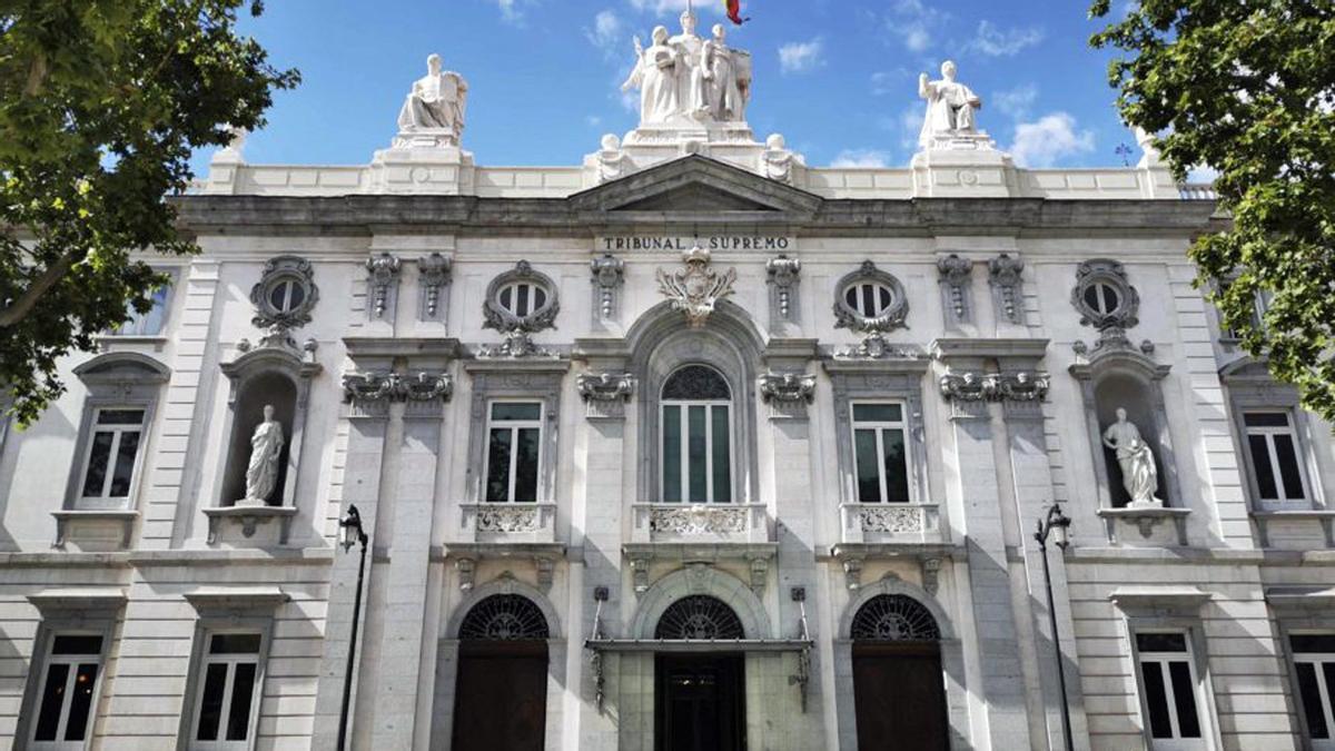 Vista del Tribunal Supremo, en Madrid.