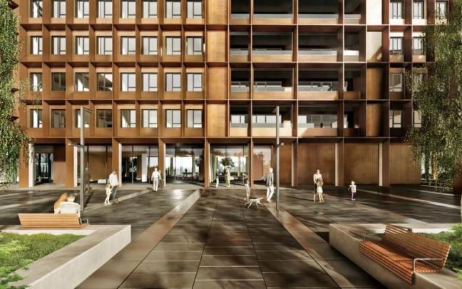 Recreación de la sede de Adinberri en Pasaia