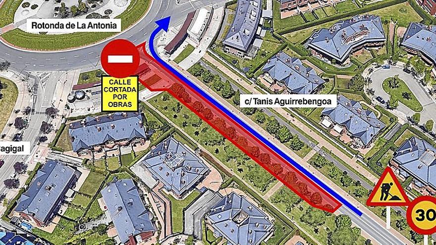 Informaci&oacute;n sobre la nueva intervenci&oacute;n viaria. | FOTOS: CEDIDAS