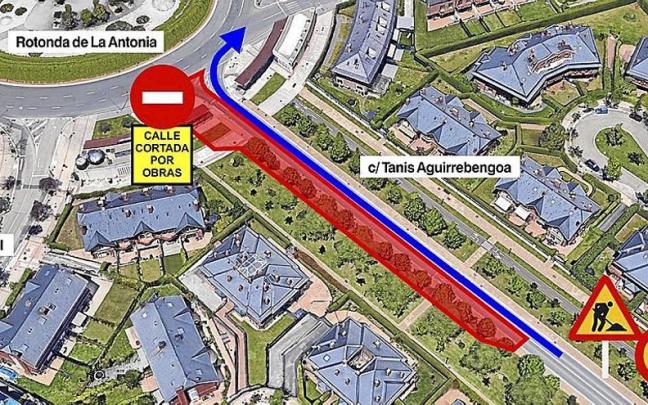 Informaci&oacute;n sobre la nueva intervenci&oacute;n viaria. | FOTOS: CEDIDAS