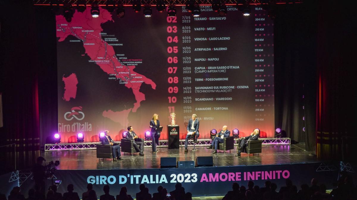 Presentación del Giro de 2023.