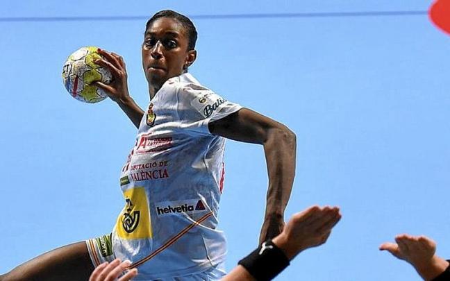 Shandy Barbosa, el miércoles ante Alemania.