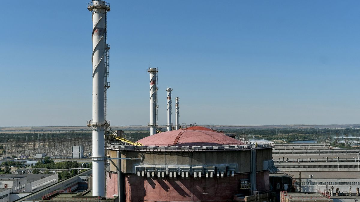 Imagen de archivo de un reactor en la central nuclear de Zaporiyia.