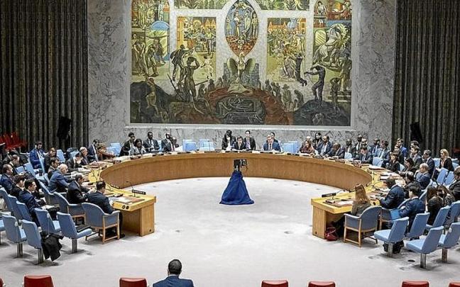 Reuni&oacute;n extraordinaria del Consejo de Seguridad de la ONU. | FOTO: E.P.