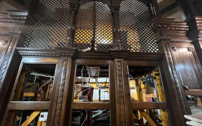 Imagen del &oacute;rgano en la que se aprecian los da&ntilde;os.