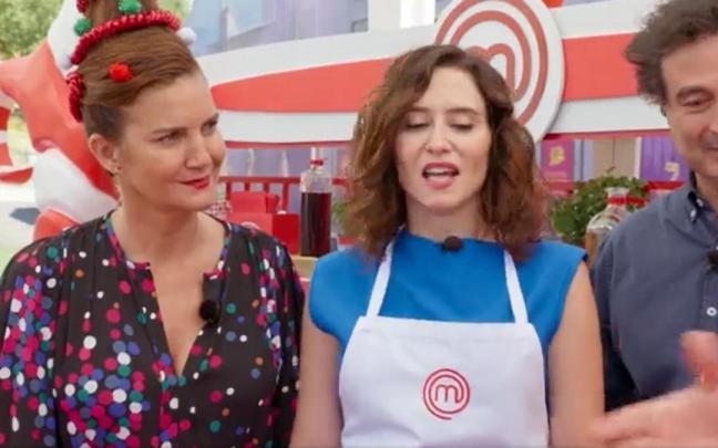 Primeras imágenes de Isabel Diaz Ayuso como invitada de 'MasterChef'. Primeras imágenes de Isabel Diaz Ayuso como invitada de 'MasterChef'.