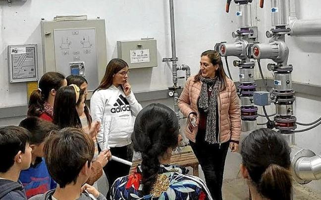 Recorrido energético de los alumnos de Xabier Munibe. | FOTO: X.M.