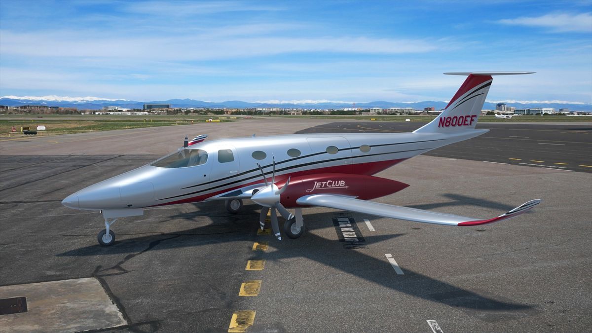 Avión eléctrico de JetClub.