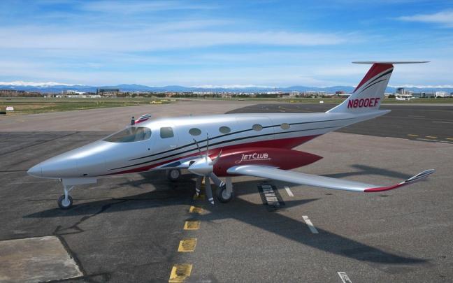 Avión eléctrico de JetClub.