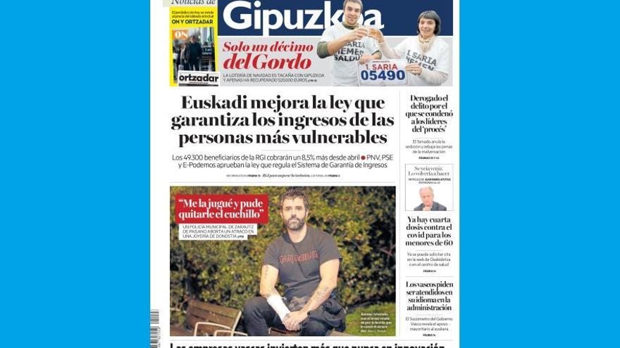 Portada 23 de diciembre.