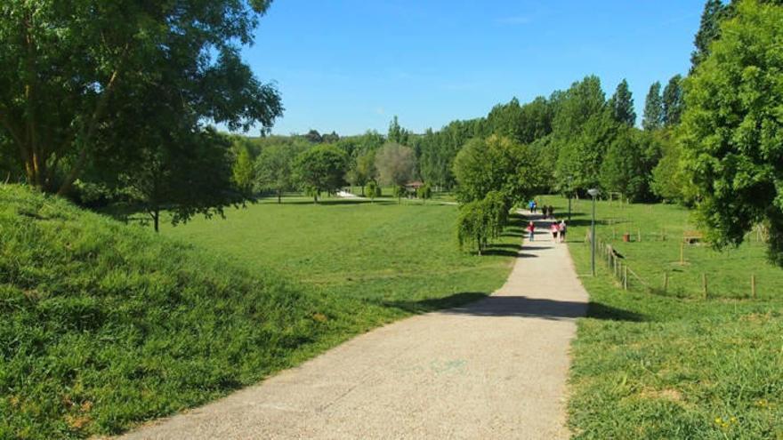 El Parque Fluvial de la Comarca de Pamplona, a su paso por Barañáin.