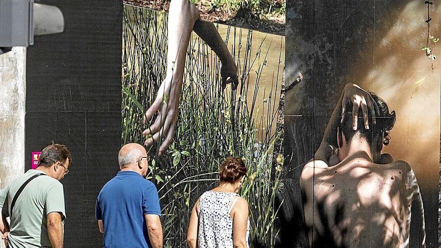 Imagen de los murales que se pueden contemplar en la Avenida Zumalakarregi de Laudio.