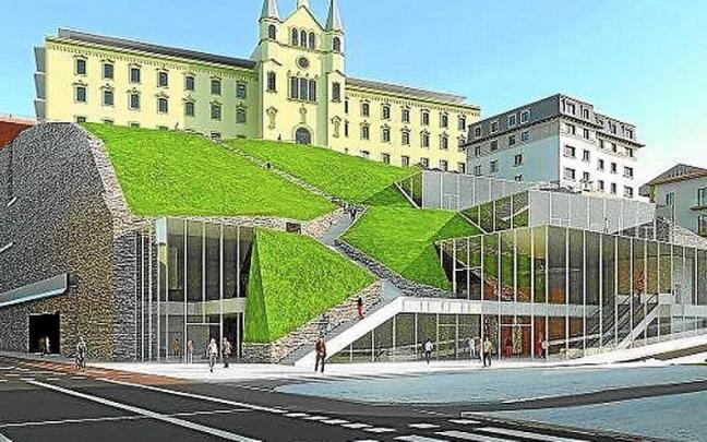 Infografía de cómo podría quedar el futuro centro comercial en la ladera de San Bartolomé. | FOTO: N.G. Infografía de cómo podría quedar el futuro centro comercial en la ladera de San Bartolomé. | FOTO: N.G.