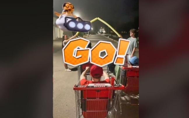 Una captura del vídeo subido a TikTok Una captura del vídeo subido a TikTok