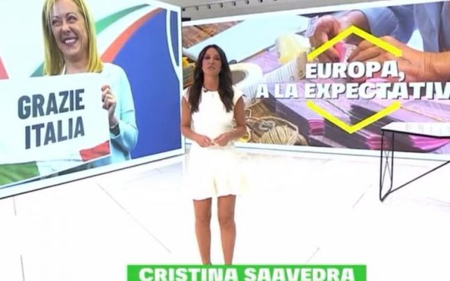Cristina Saavedra, en su vuelta a la televisión. Cristina Saavedra, en su vuelta a la televisión.