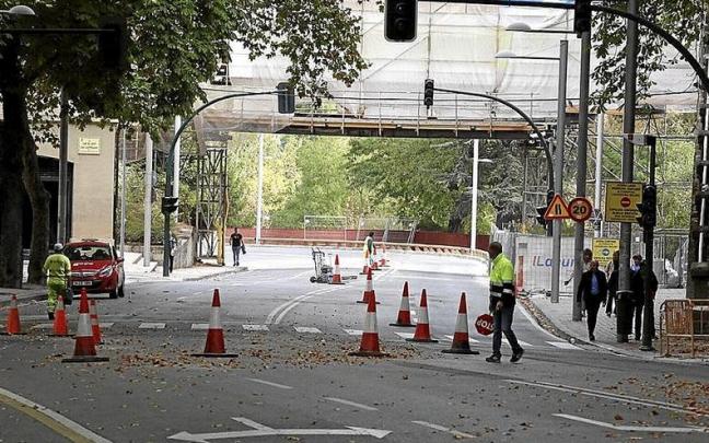 Aspecto que presenta la zona de intervención.