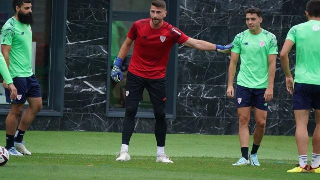 Unai Simón es una de las dudas del Athletic para el inicio de LaLiga Unai Simón es una de las dudas del Athletic para el inicio de LaLiga