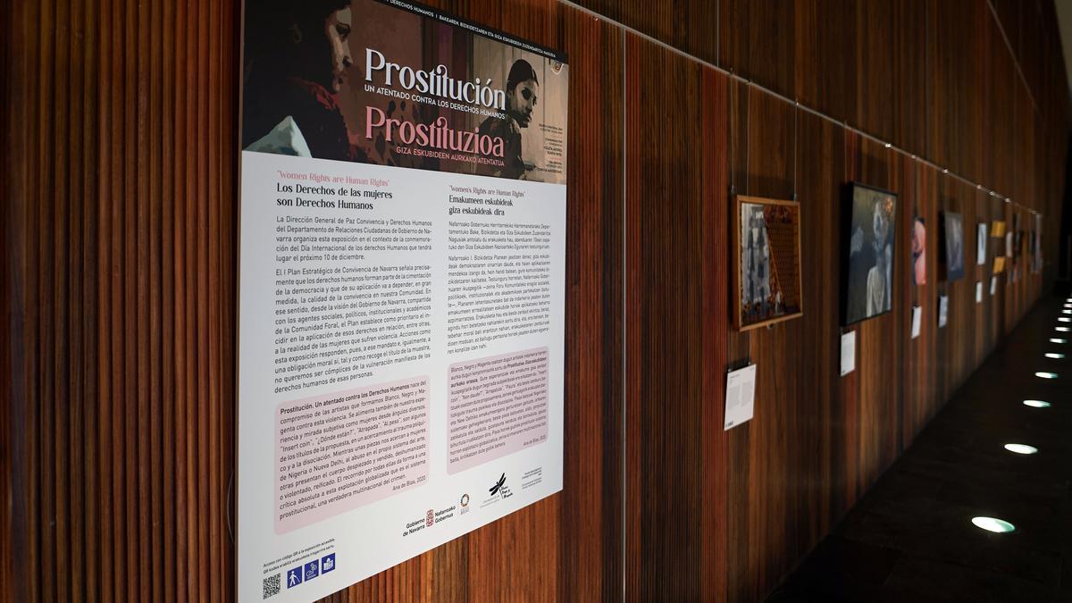 Vista de la exposición que se puede visitar en Baluarte.