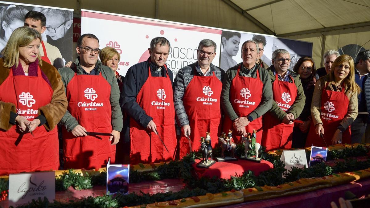 Teresa Laespada, Sergio Murillo, Joseba Segura, Juan Mari Aburto, Carlos Bargos, Joserra Taranco y Rosa Pardo
