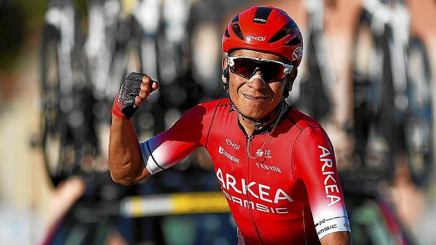 Nairo Quintana festeja una de sus victorias en la pasada campaña, donde quedaron anulados sus resultados del Tour por el positivo por tramadol. | FOTO: ARKÉA