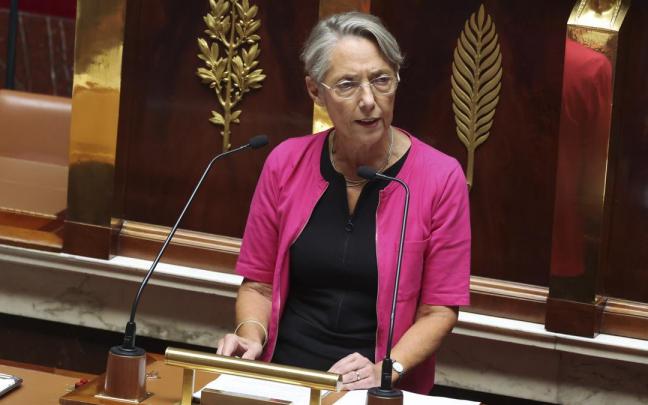 La primera ministra francesa, Elisabeth Borne, en la Asamblea Nacional. La primera ministra francesa, Elisabeth Borne, en la Asamblea Nacional.