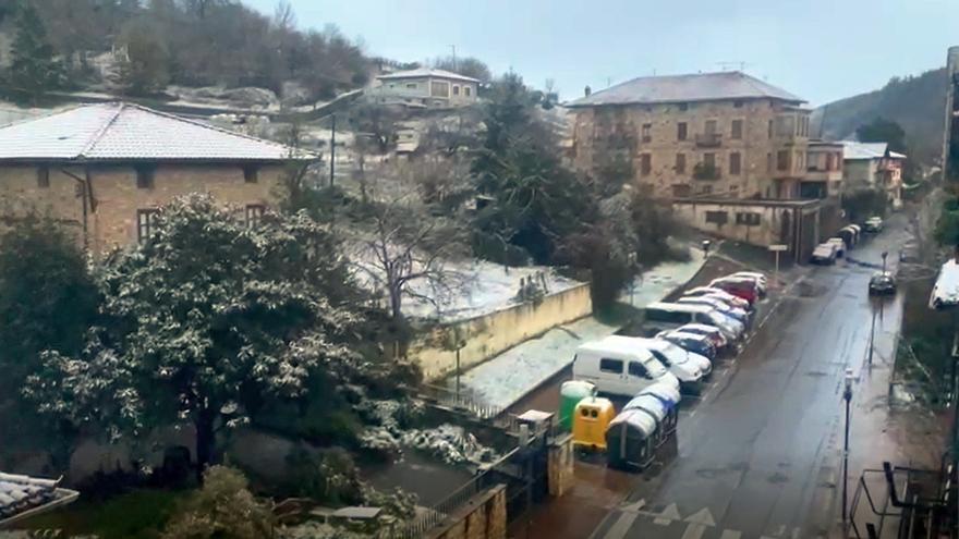 Nieve en Igorre