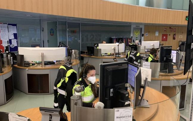 Servicios de emergencia de Madrid.