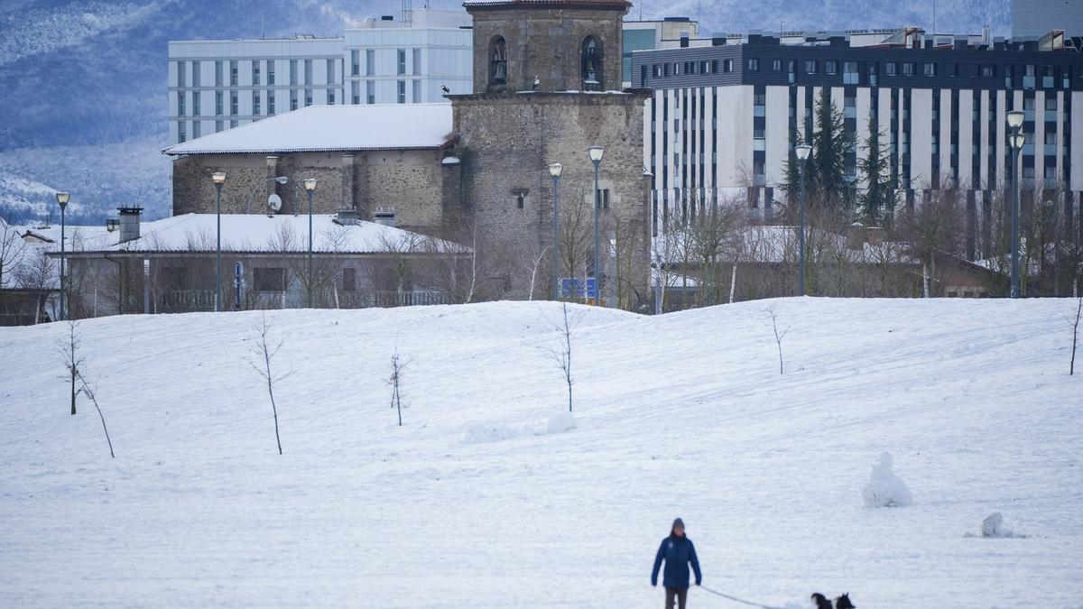 Nieve en Vitoria hoy jueves