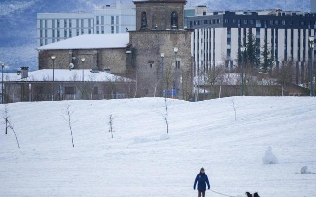 Nieve en Vitoria hoy jueves