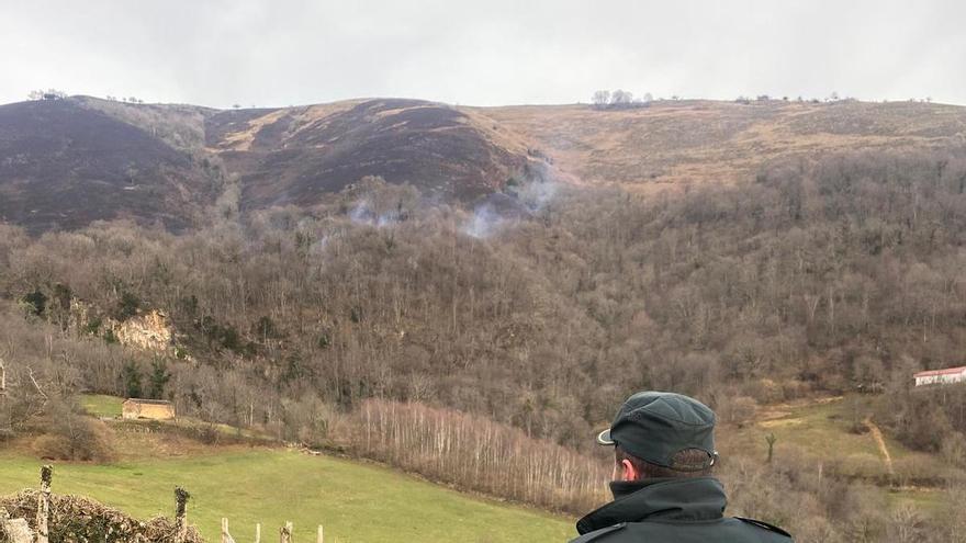 Incendio declarado en Luzaide/Varcarlos