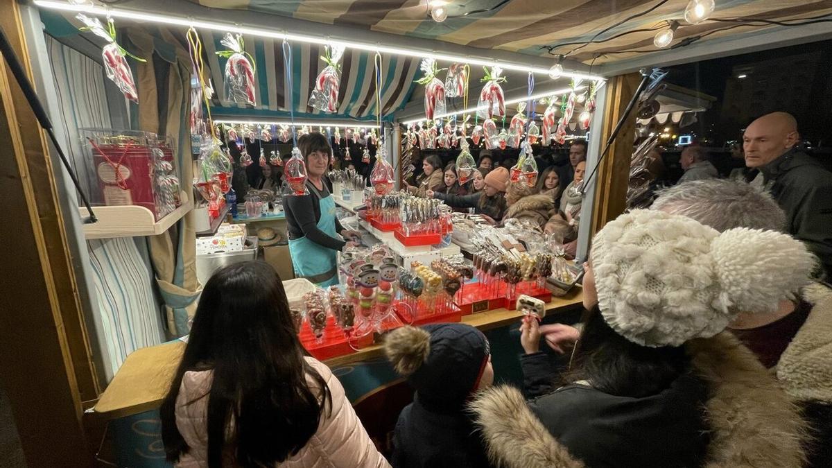 Mercado de navidad de Donostia