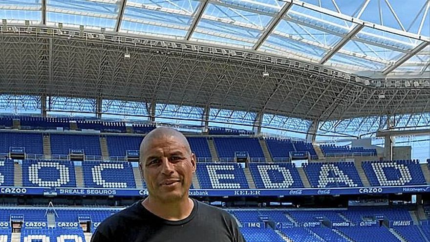 Juan Gómez ya conoce el nuevo Anoeta. Hoy vivirá en primer persona el ambiente que se genera. | FOTO: N.G.