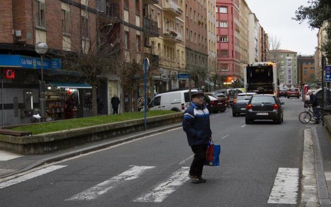 La calle Coronación de Vitoia-Gasteiz La calle Coronación de Vitoia-Gasteiz