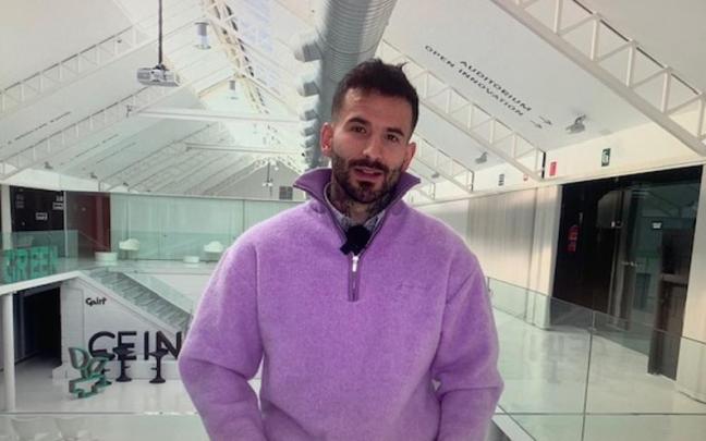 El jugador de Osasuna Rubén García, en las instalaciones de Cein. El jugador de Osasuna Rubén García, en las instalaciones de Cein.