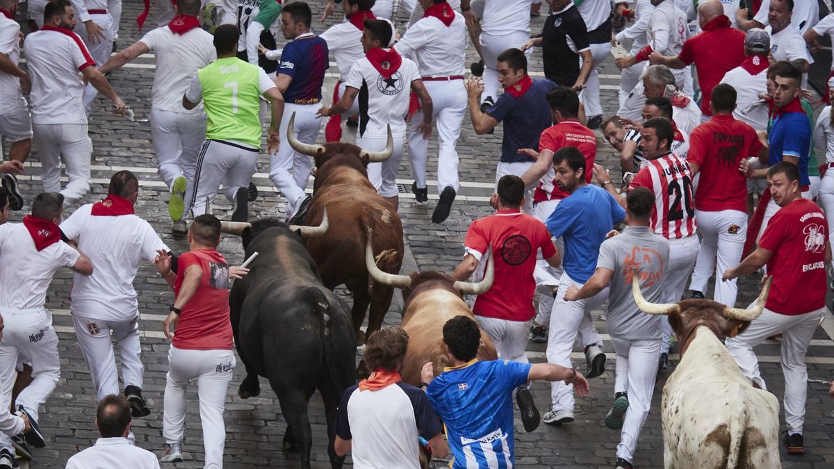 Los Miura, protagonistas del último encierro de San Fermín.