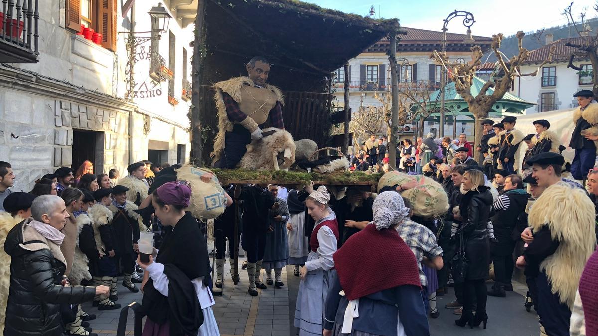 Foto de uno de los Olentzeros participantes.