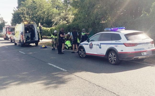Accidente en la red viaria alavesa, ajeno a la información