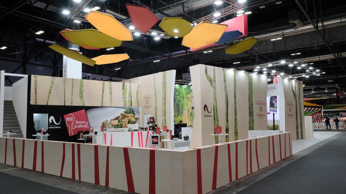 El estand de Navarra en Fitur.
