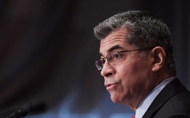 El secretario de Sanidad de Estados Unidos, Xavier Becerra.