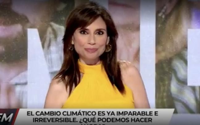 Marta Flinch presentando 'Todo es mentira'.