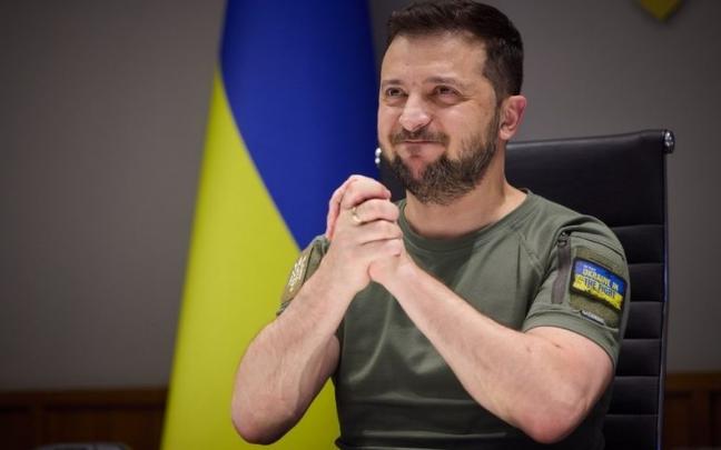El presidente de Ucrania, Volodimir Zelenski. El presidente de Ucrania, Volodimir Zelenski.