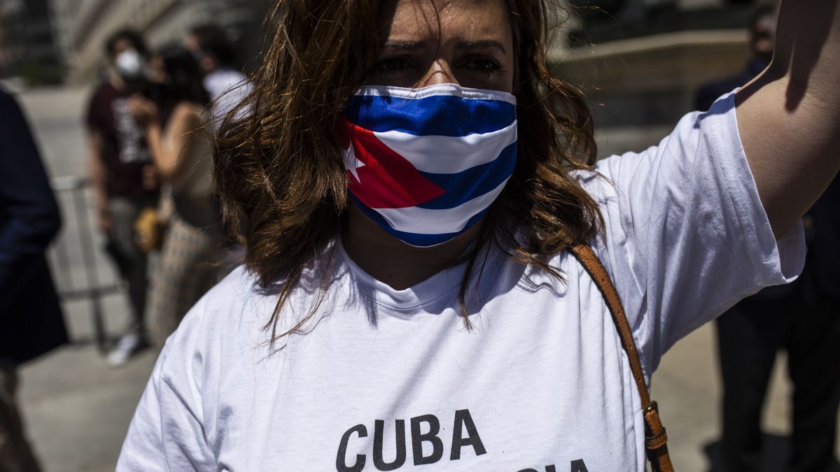 Manifestaciones contra el Gobierno cubano.