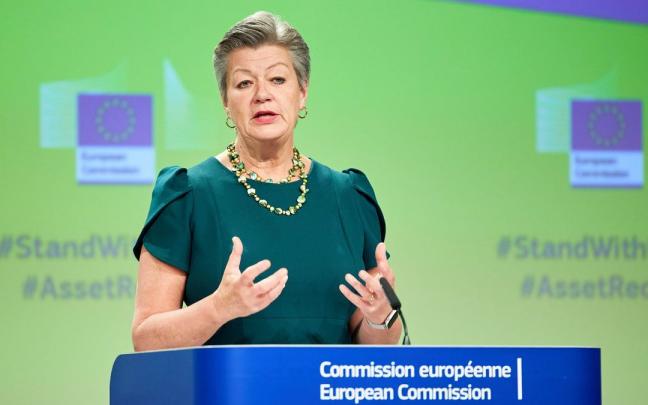 La comisaria europea de Interior, Ylva Johansson.