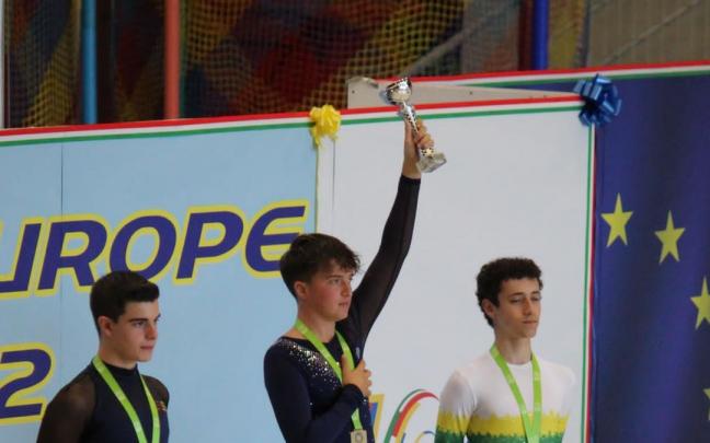 Xabier ha logrado la segunda posici&oacute;n en el campeonato de Europa de patinaje sobre ruedas en estilo libre