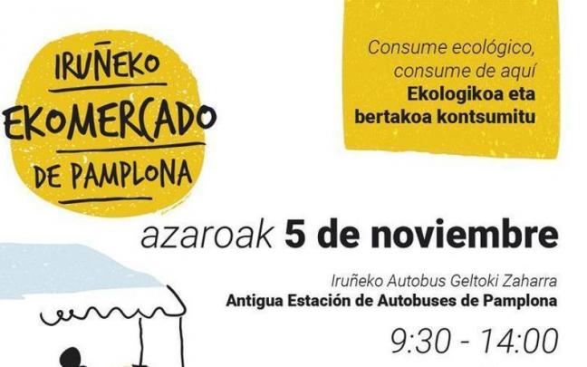 Detalle del cartel del EKOmercado