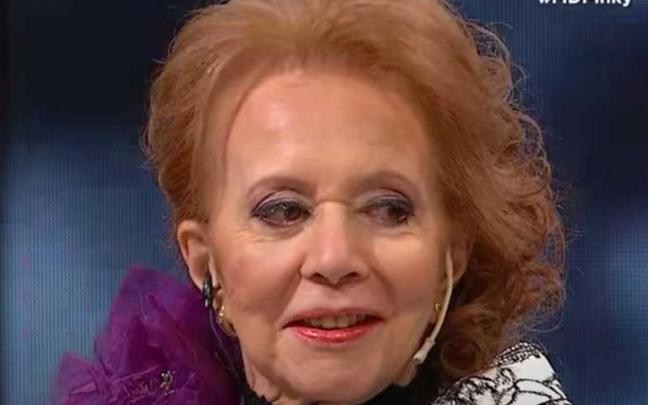 Pinky durante un programa en la televisión argentina. Pinky durante un programa en la televisión argentina.