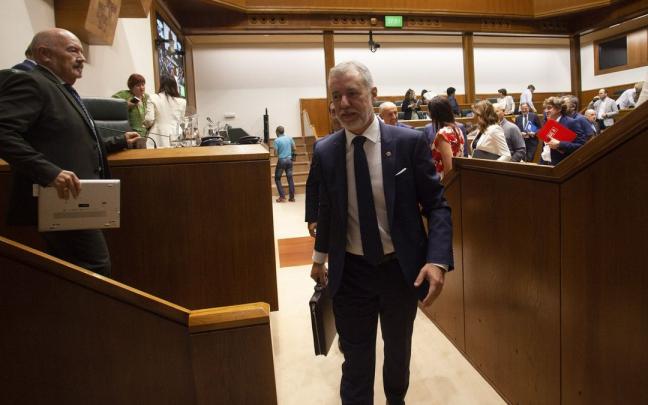 El lehendakari, Iñigo Urkullu, en el pleno de política general del Parlamento Vasco El lehendakari, Iñigo Urkullu, en el pleno de política general del Parlamento Vasco